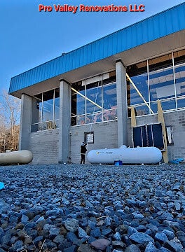 Commercial building exterior maintenance and industrial facility service by Pro Valley Renovations LLC.