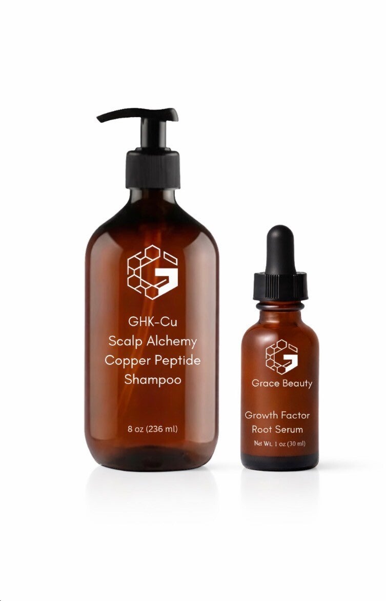 Hair System Set-Copper Peptide Hair Growth System-Root Serum & Shampoo