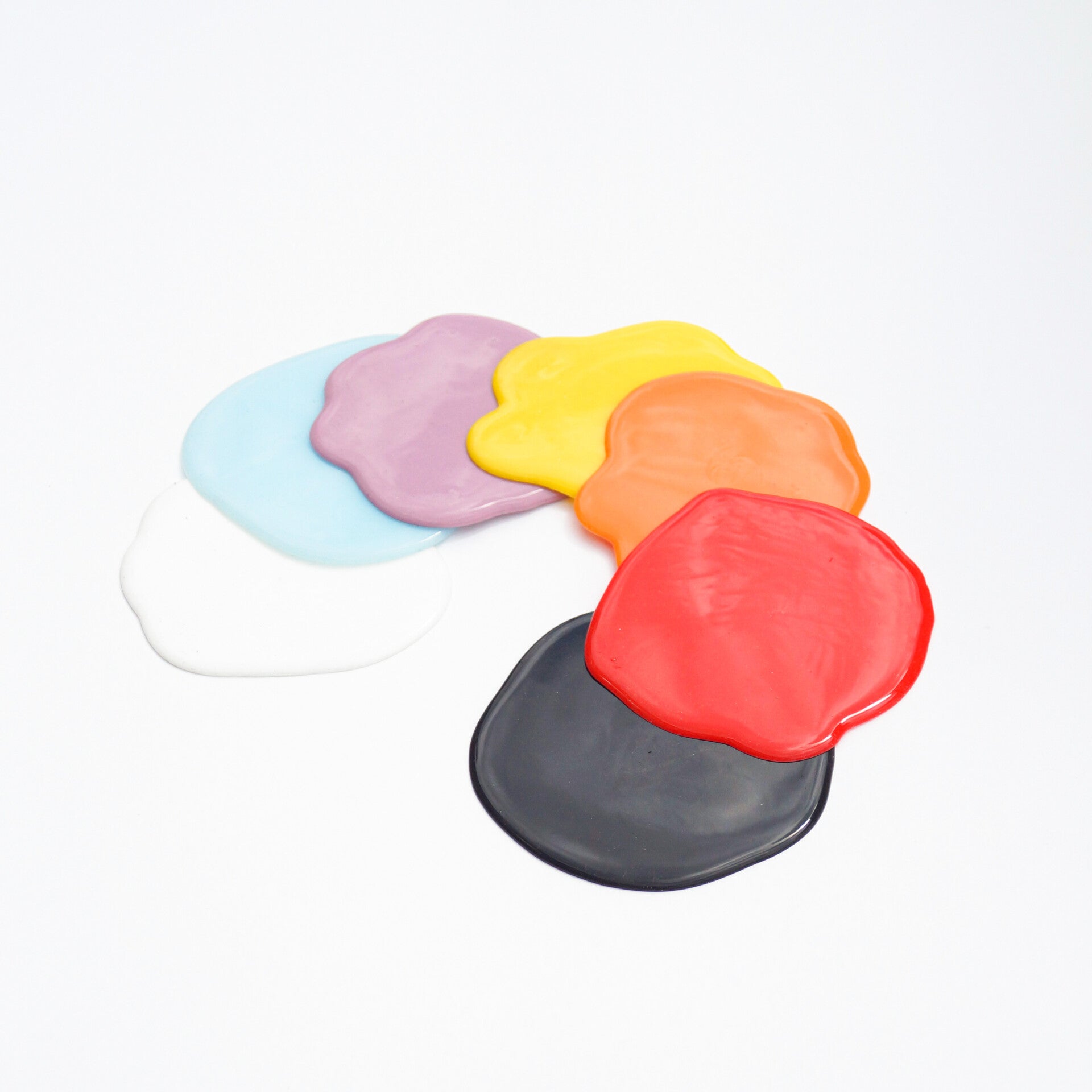 onderzetters coaster puddle colors table scratch