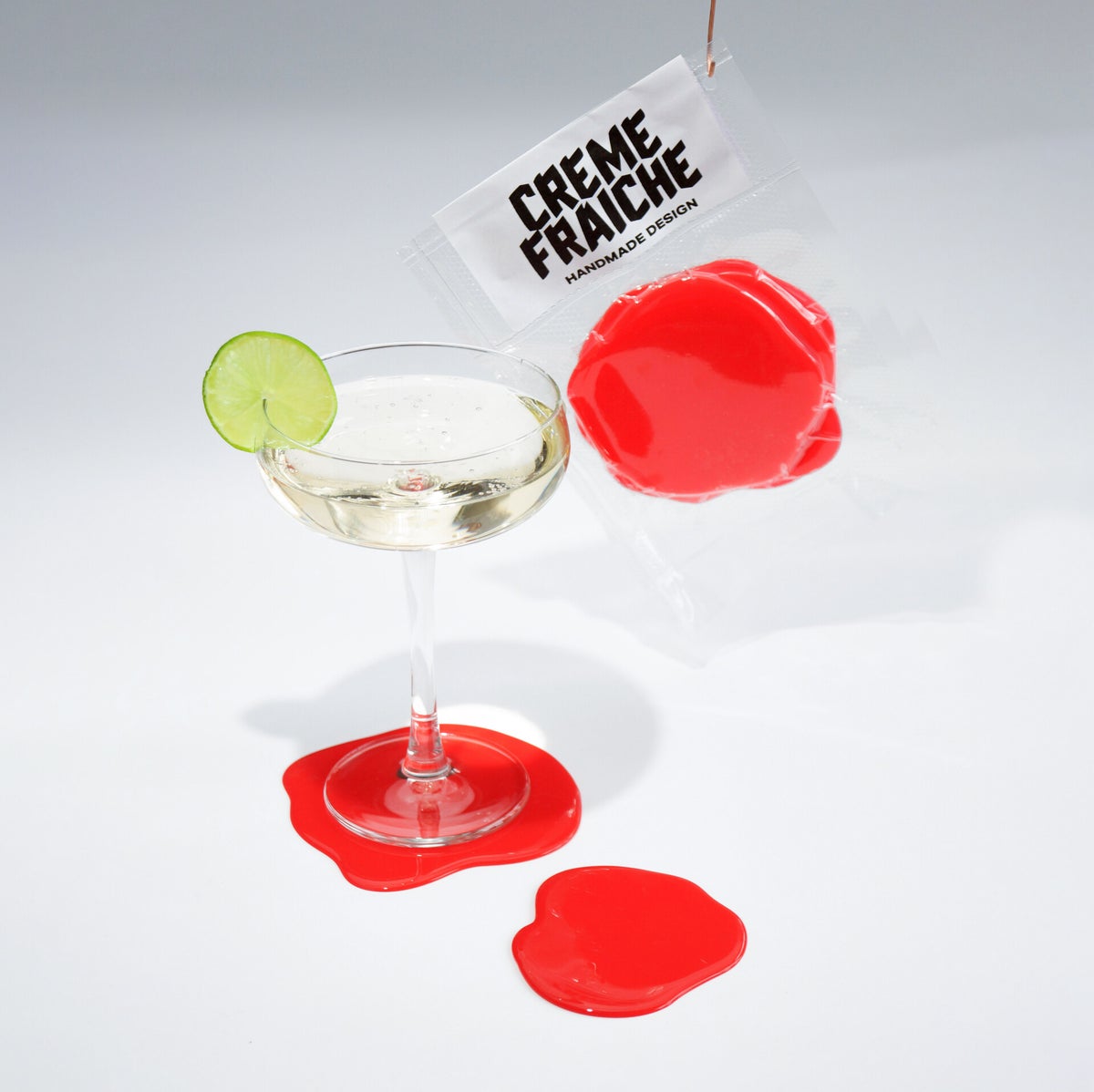 Puddle Coaster | Creme Fraiche