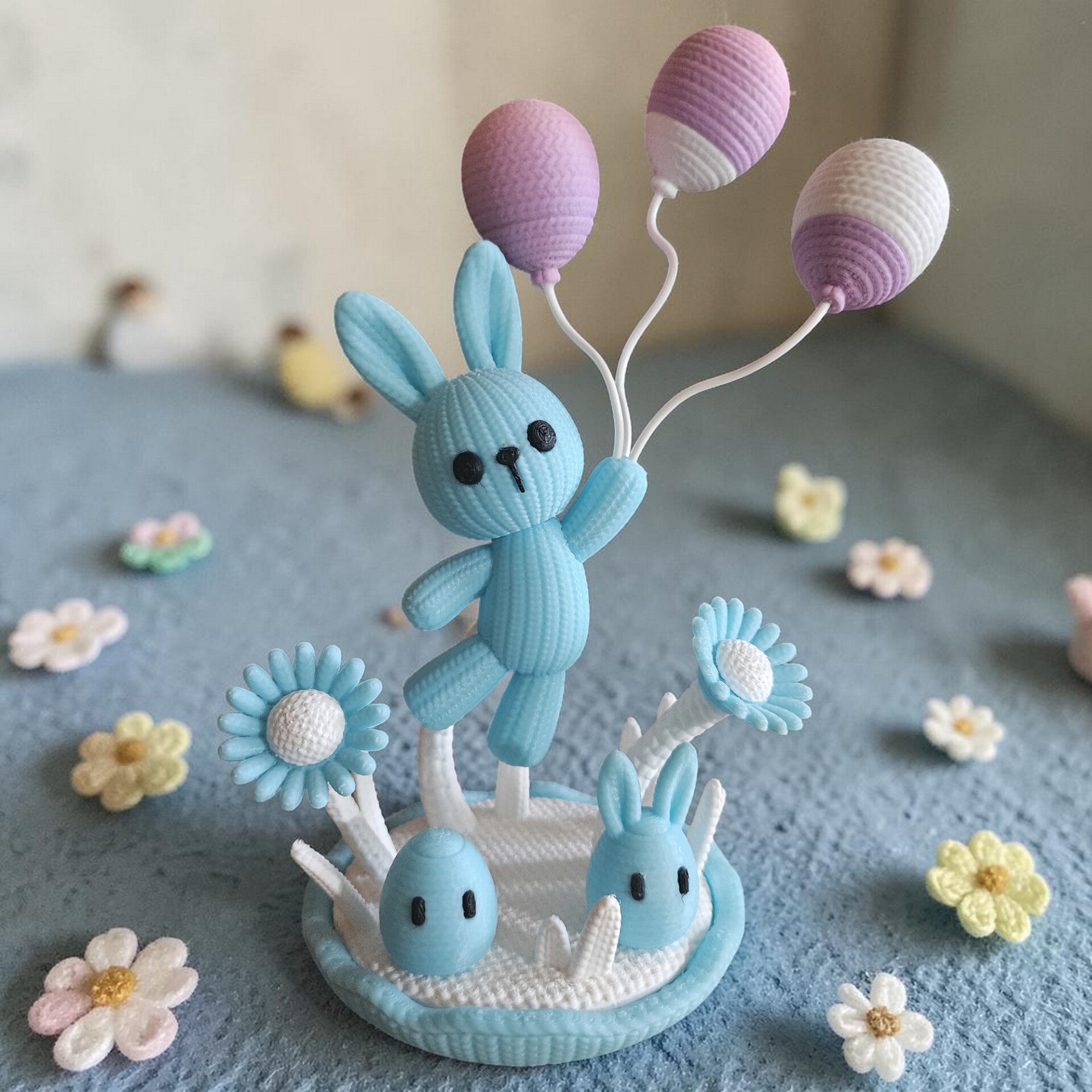 Le lapin aux ballons
