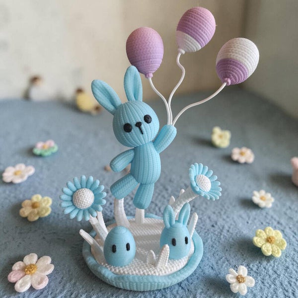 Le lapin aux ballons