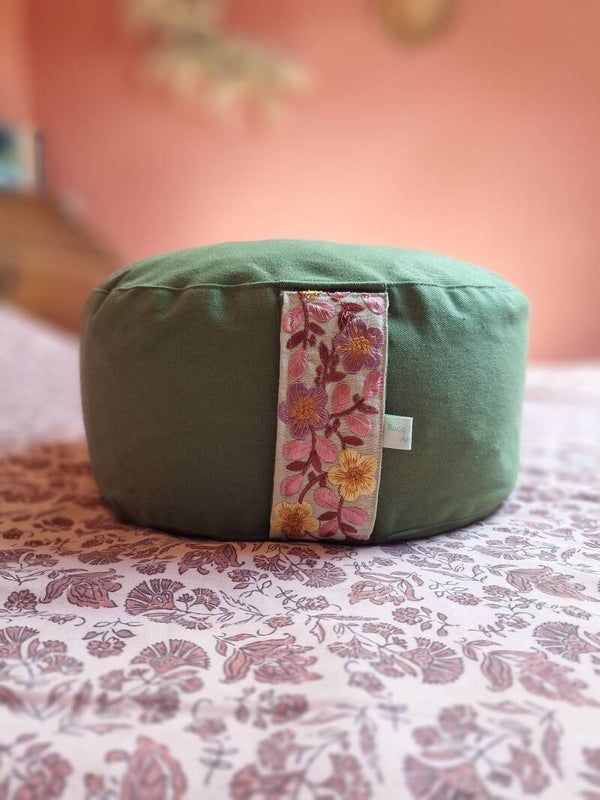 Meditatie kussen Freya cotton canvas