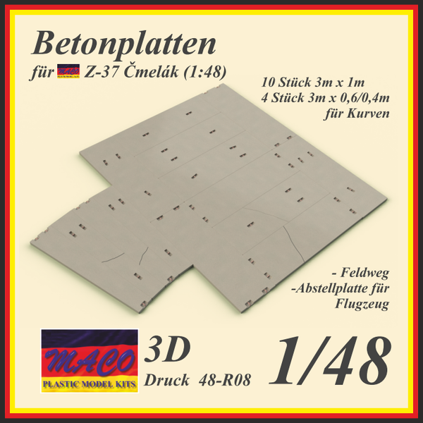 Betonplatten / Concrete slabs / Betonové desky