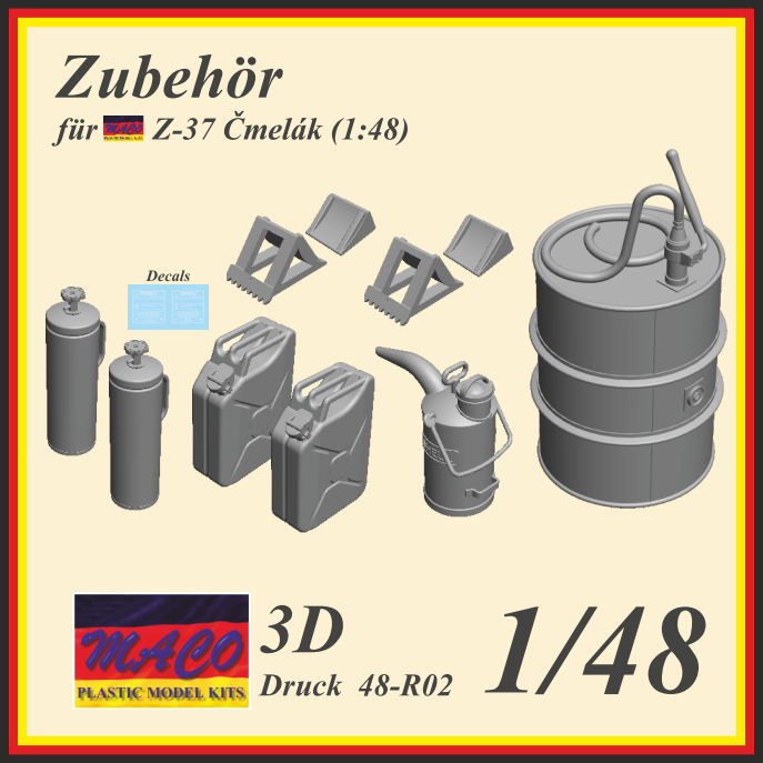 Zubehör / Accessories / Příslušenství pro Z-37 / Z-37A Čmelák (1/48)