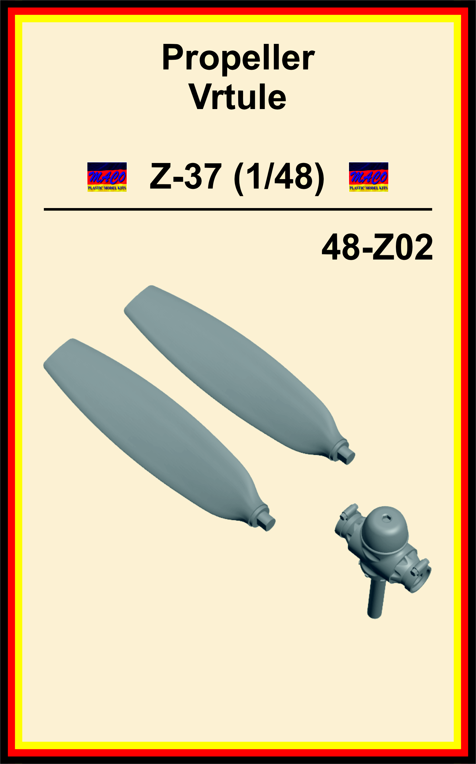 Propeller / Vrtule Z-37 / Z-37A Čmelák (1/48)