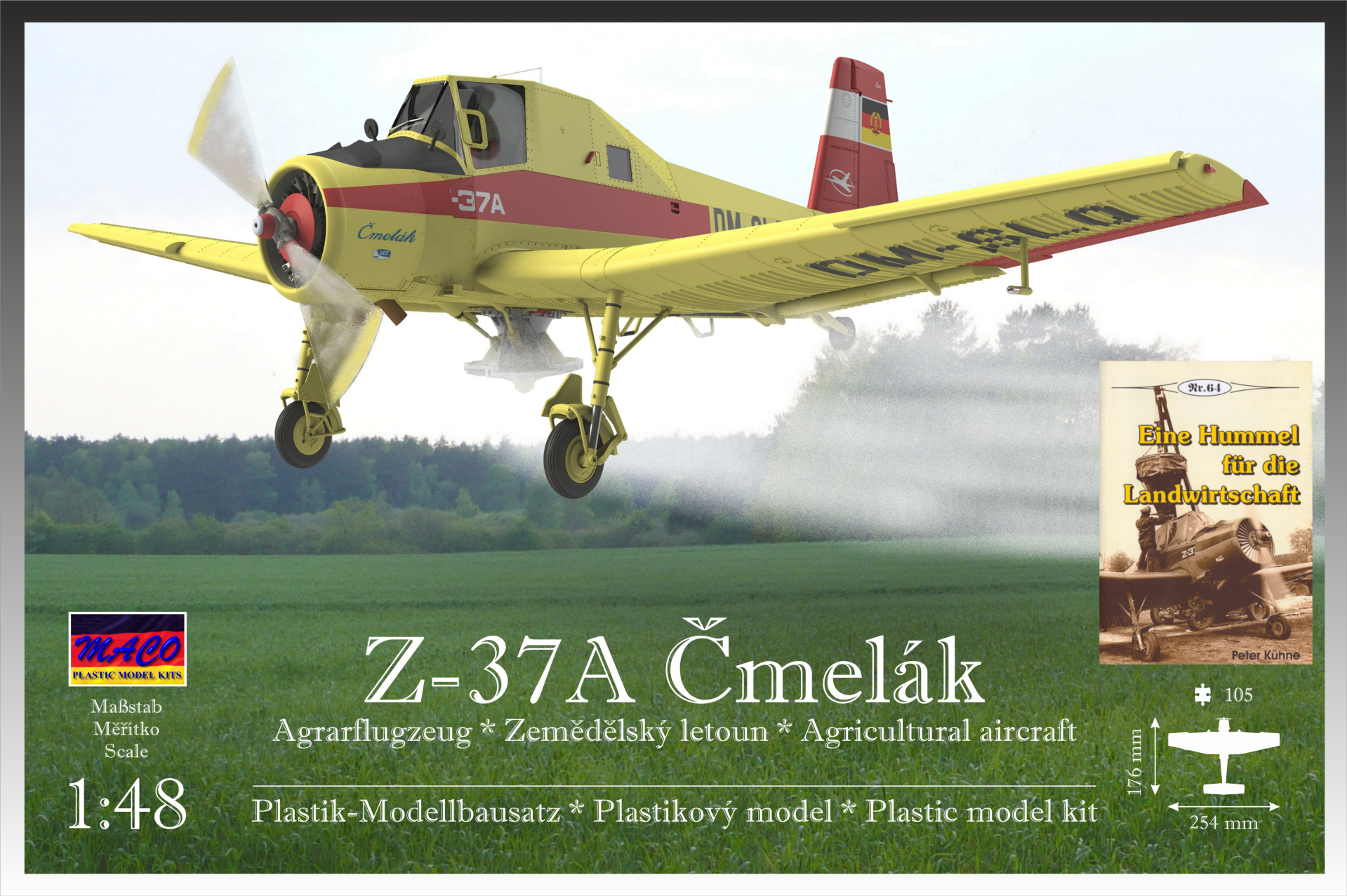 Z-37 / Z-37A Čmelák 1/48 & Heft "Eine Hummel für die Landwirtschaft"