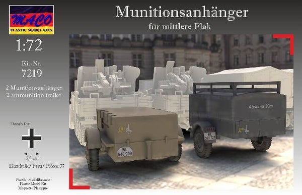 Munitionsanhänger für mittlere Flak (1/72)