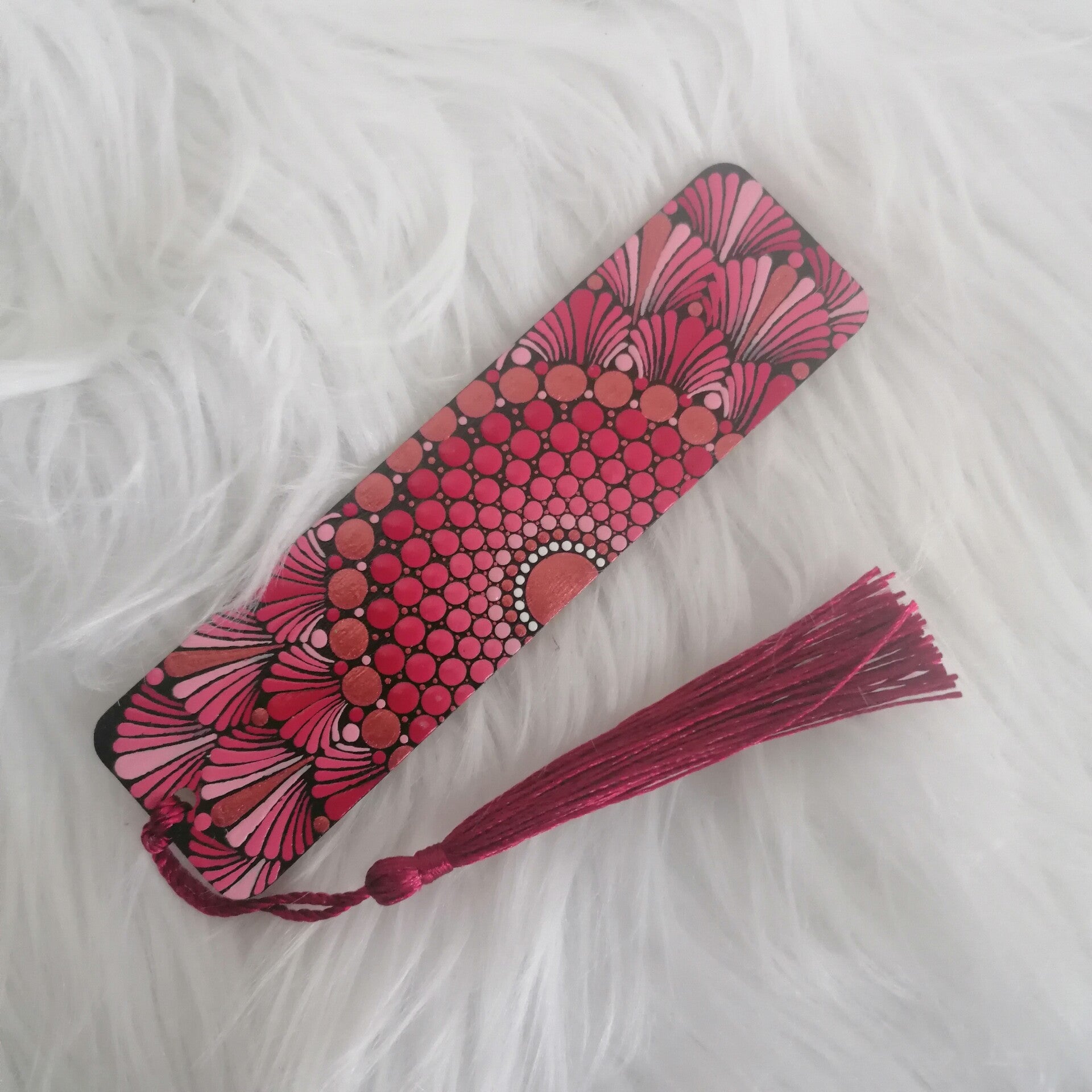 Lesezeichen Rot-Rose