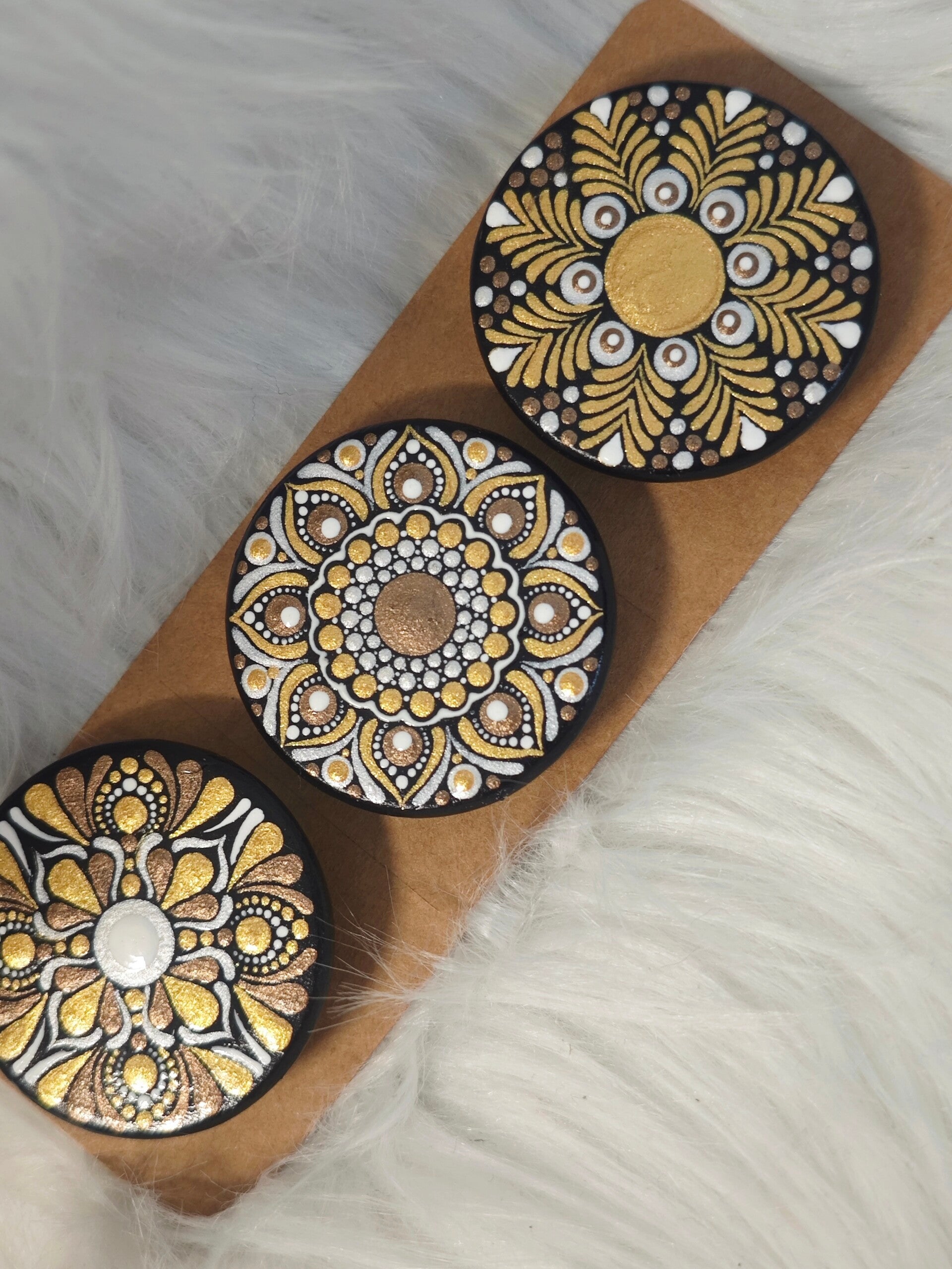 Magnete 3er Set - Gold