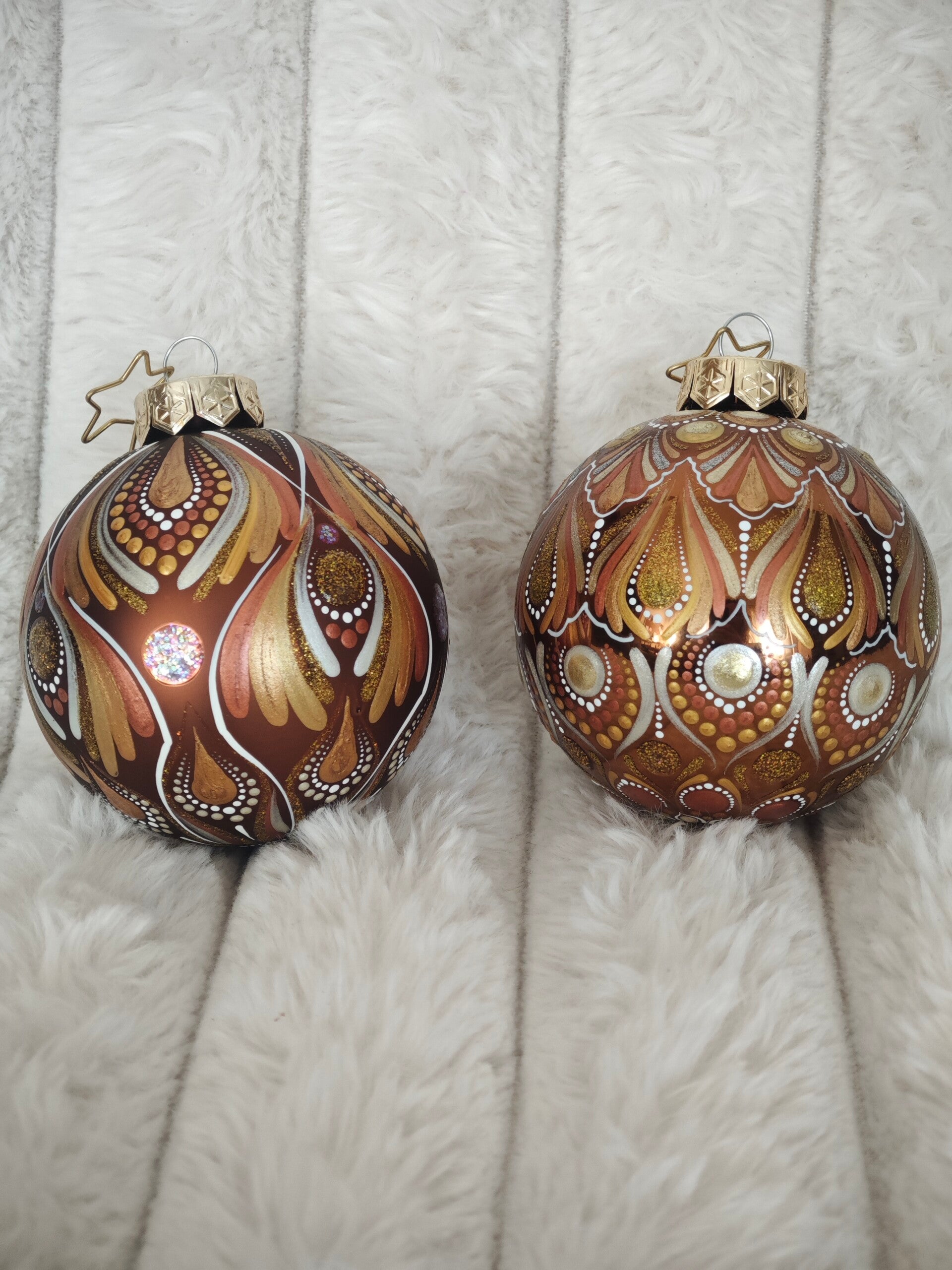 Christbaumkugel Braun-Gold-Bronze 🎄ab € 16,50