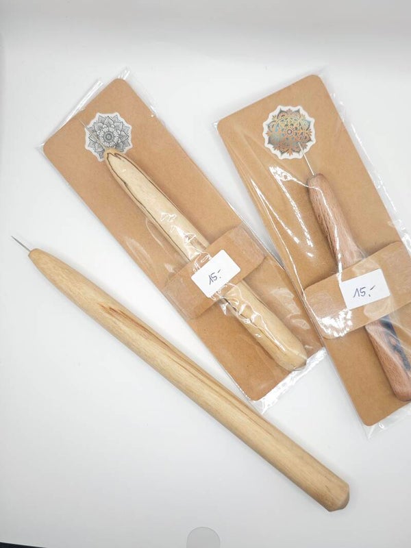 NADELTOOL für Microdots oder Swooshes aus edelstem Holz