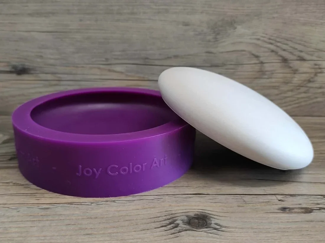 JOY COLOR ART Silikongießform Stein 13 cm