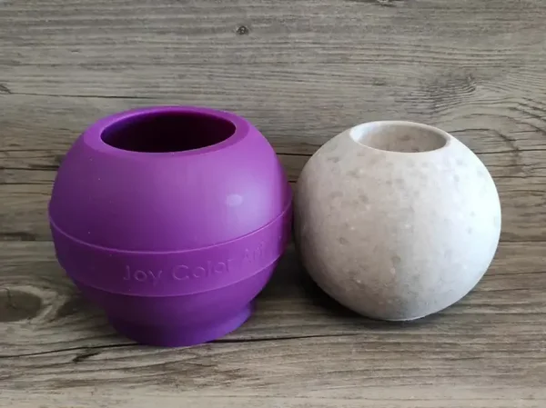 JOY COLOR ART Silikongießform Teelicht KUGEL