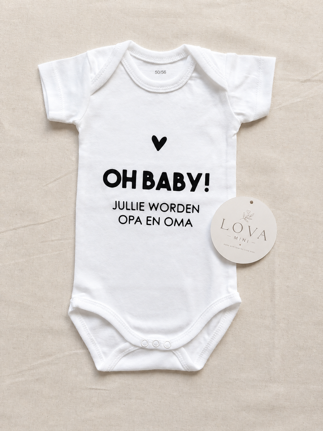 Babyromper – Oh Baby! Jullie worden opa en oma