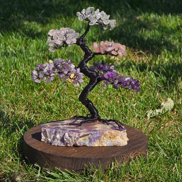 Gouden driehoek edelsteenboompje