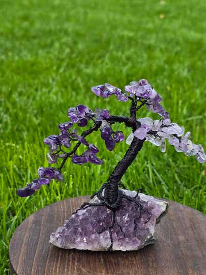 Edelsteenboompje amethist