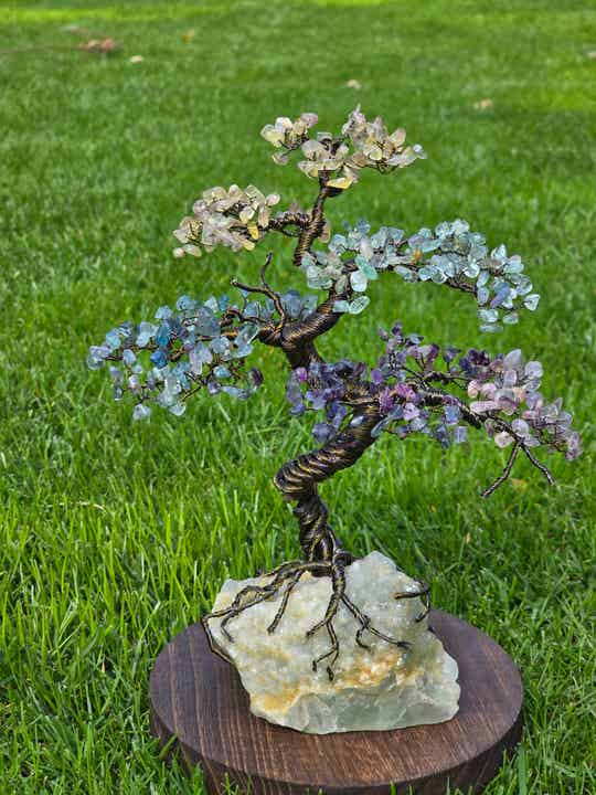 Edelsteenboom regenboog fluoriet