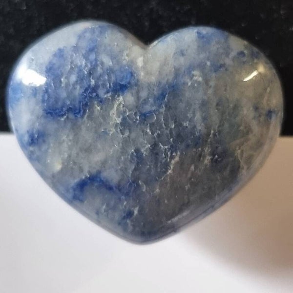 blauwe kwarts hart magneetje