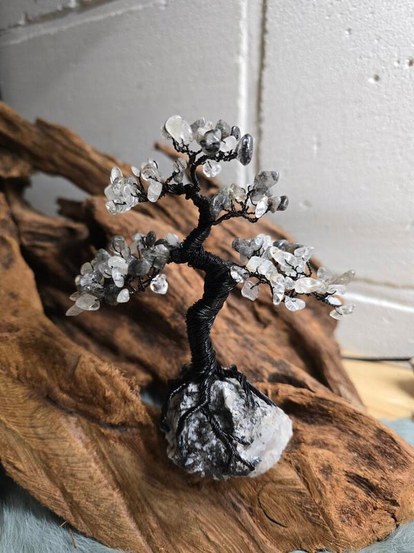 Edelsteenboom toermalijn kwarts