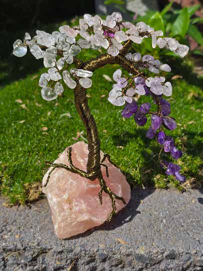 Edelsteenboompje gouden driehoek
