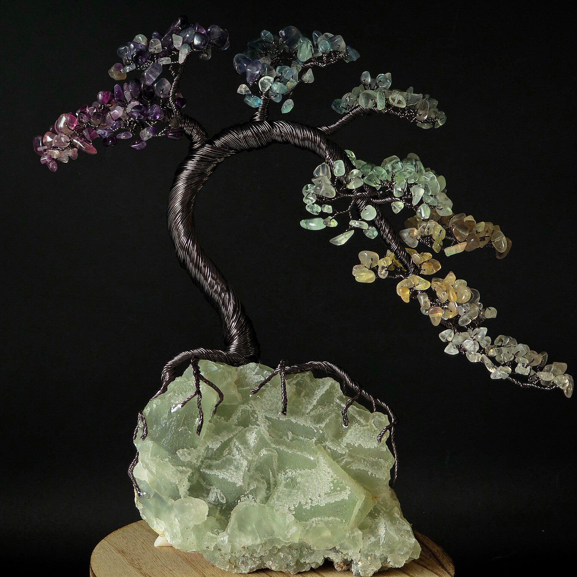 Edelsteenboom regenboog fluoriet