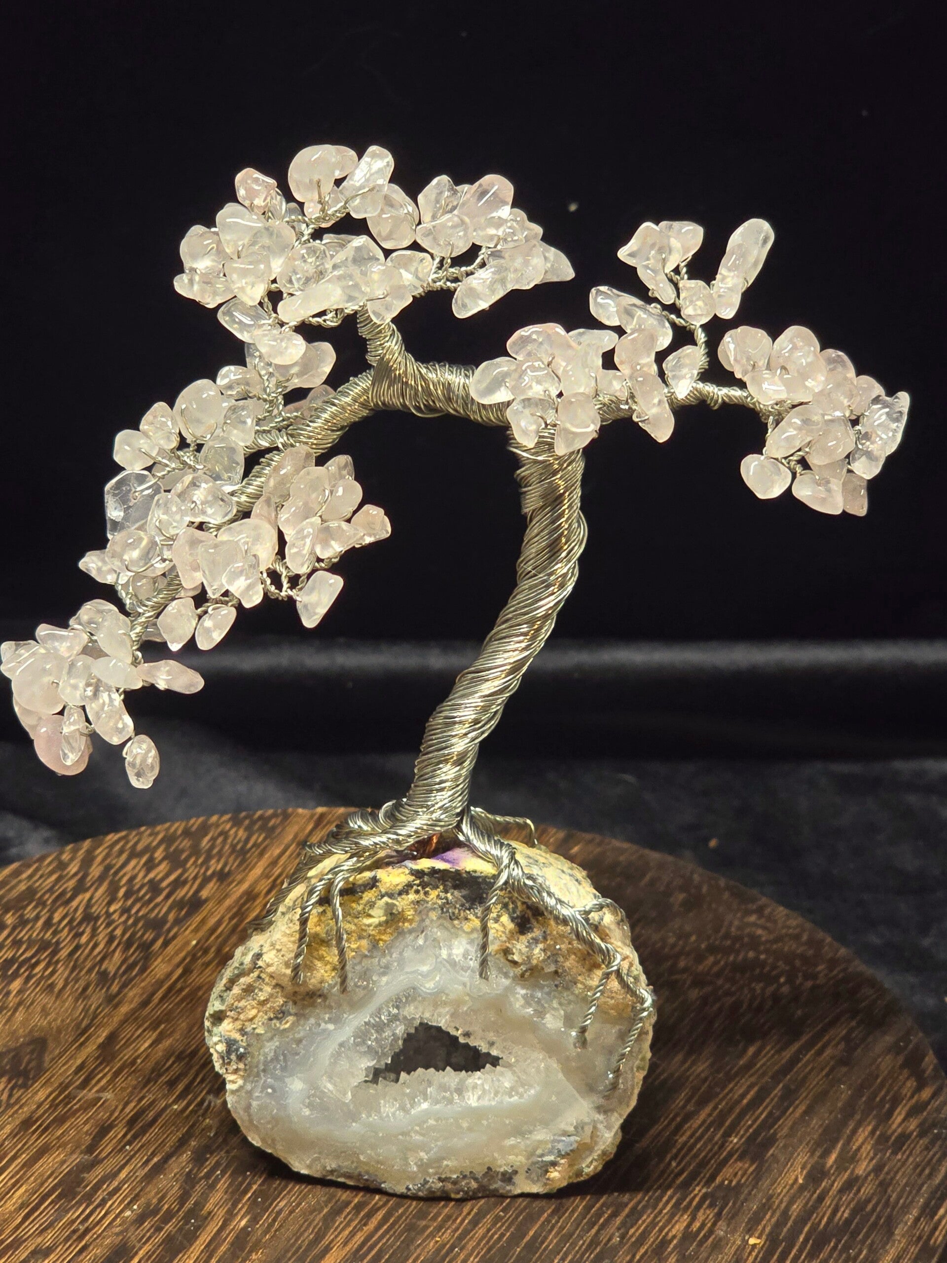 Edelsteenboompje rozenkwarts