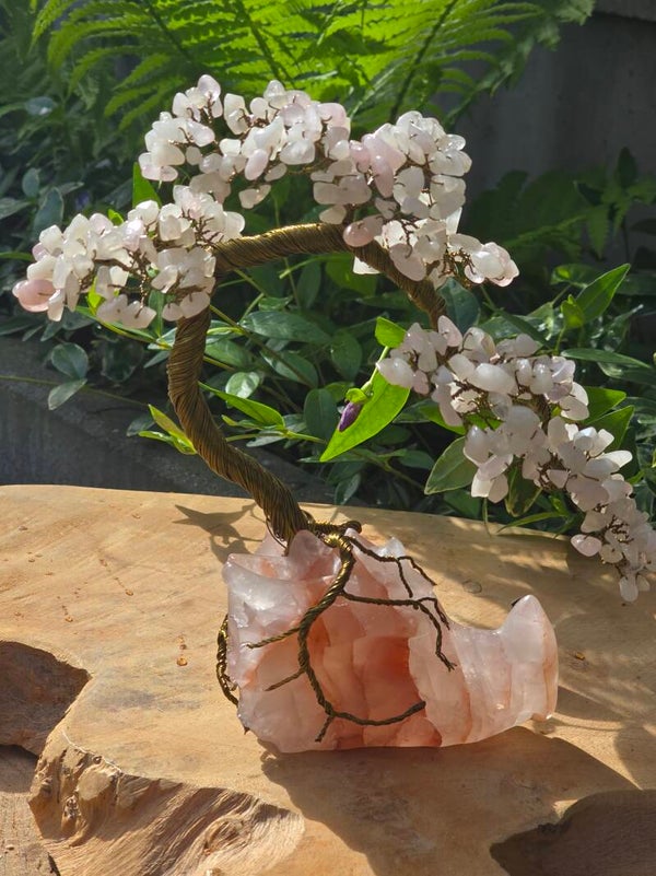 Edelsteenboompje rozenkwarts