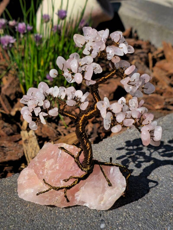 Edelsteenboompje rozenkwarts