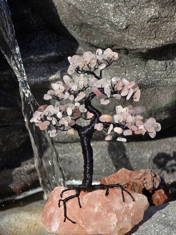 Edelsteenboompje rozenkwarts
