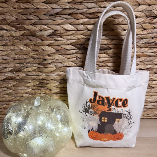 Mini cabas d’Halloween personnalisé