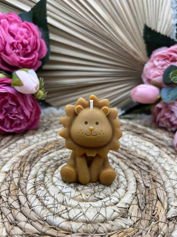 Mini bougie lion
