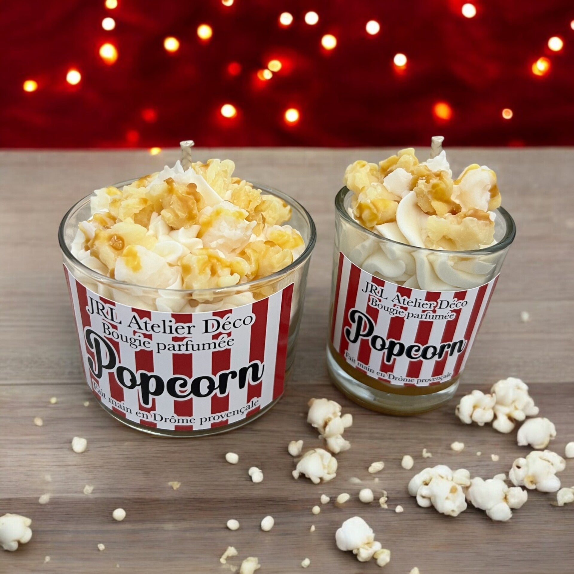 Bougies Popcorn