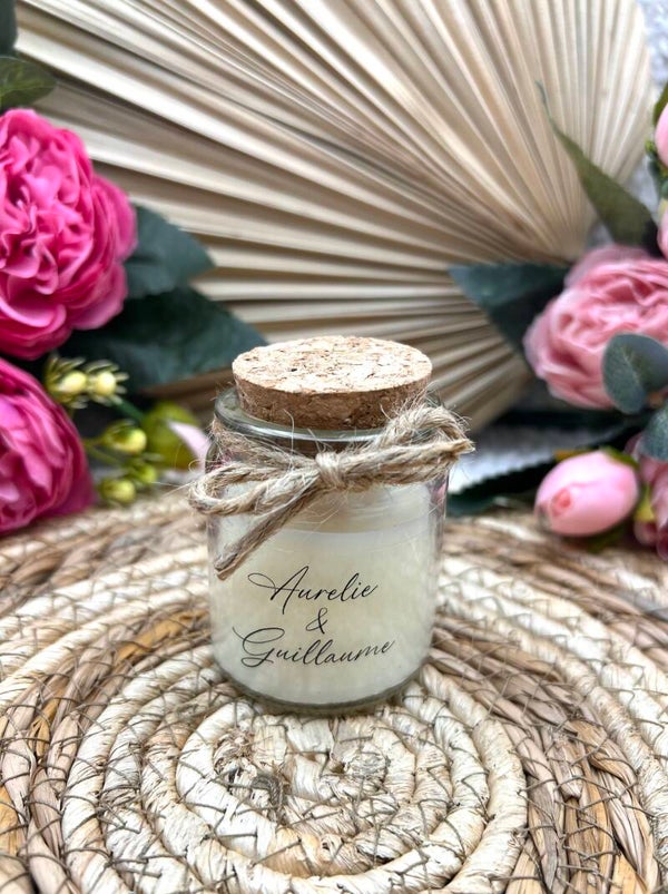 Mini bougie 60g personnalisée