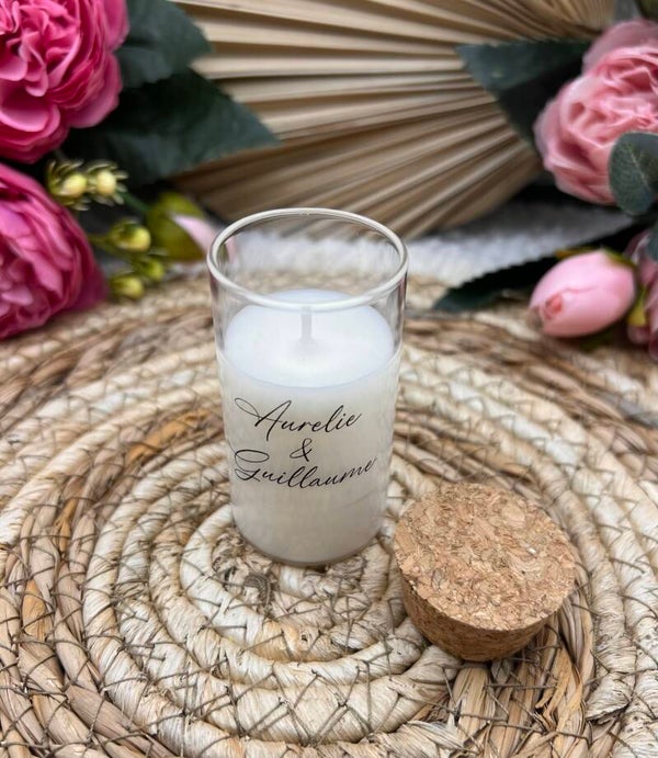 Mini bougie 30g personnalisée