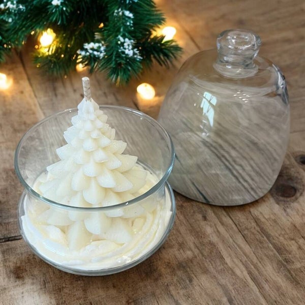 Bougie Sapin blanc