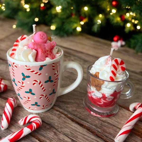 Bougies tasse Sucre d’orge