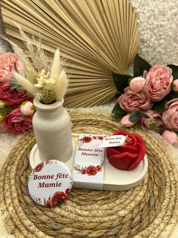 Coffret sur mesure blanc et rouge