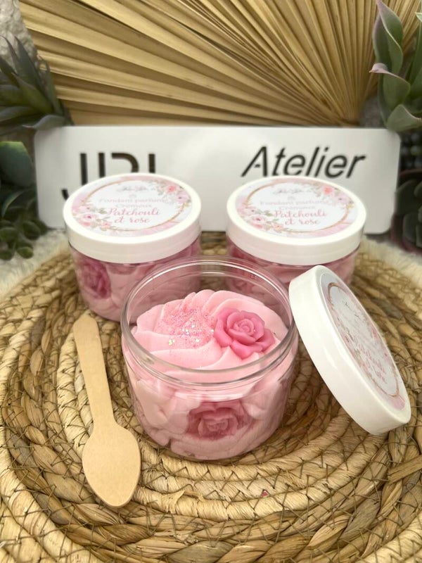 Fondant crémeux Patchouli et rose