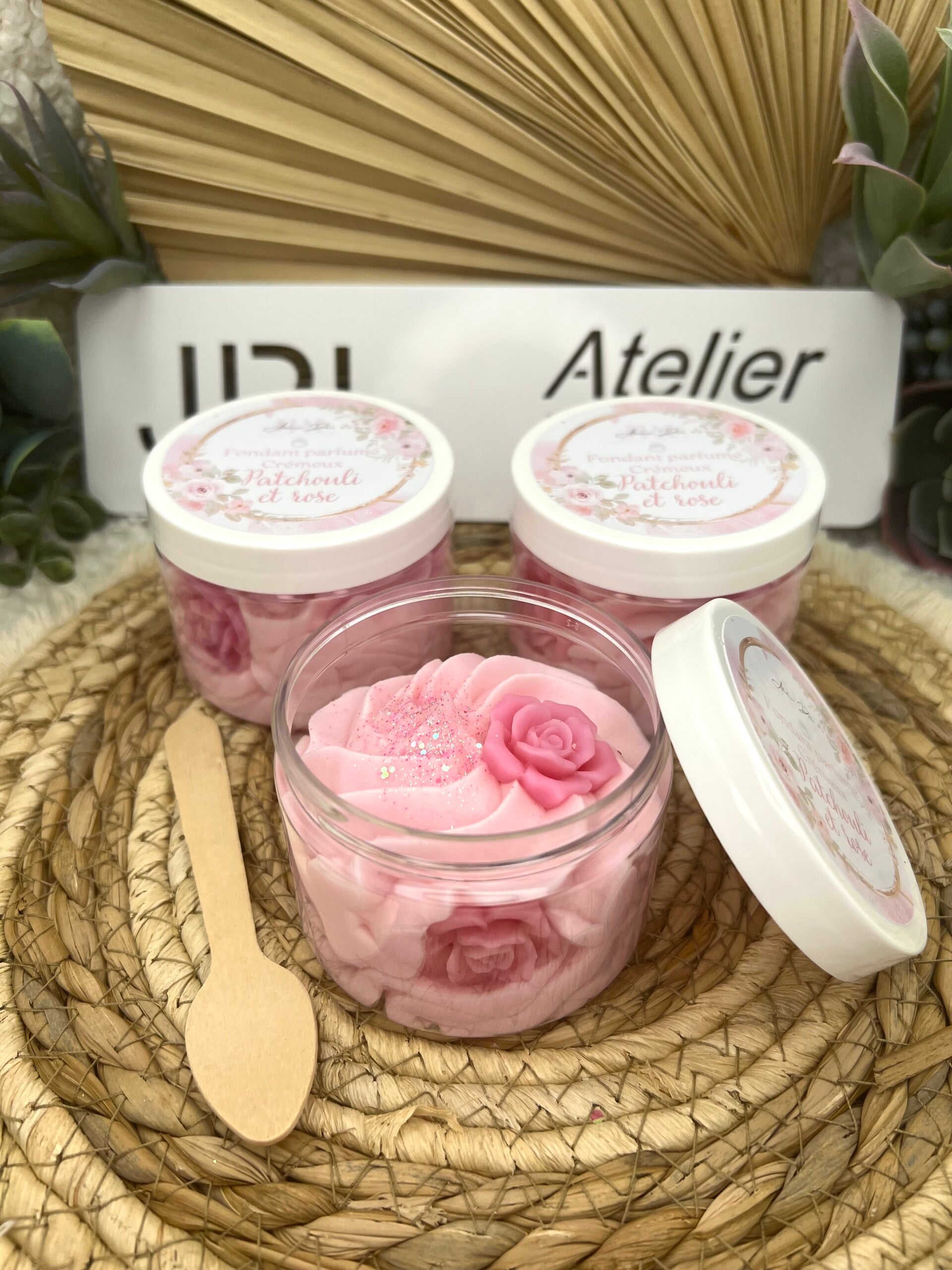 Fondant crémeux Patchouli et rose