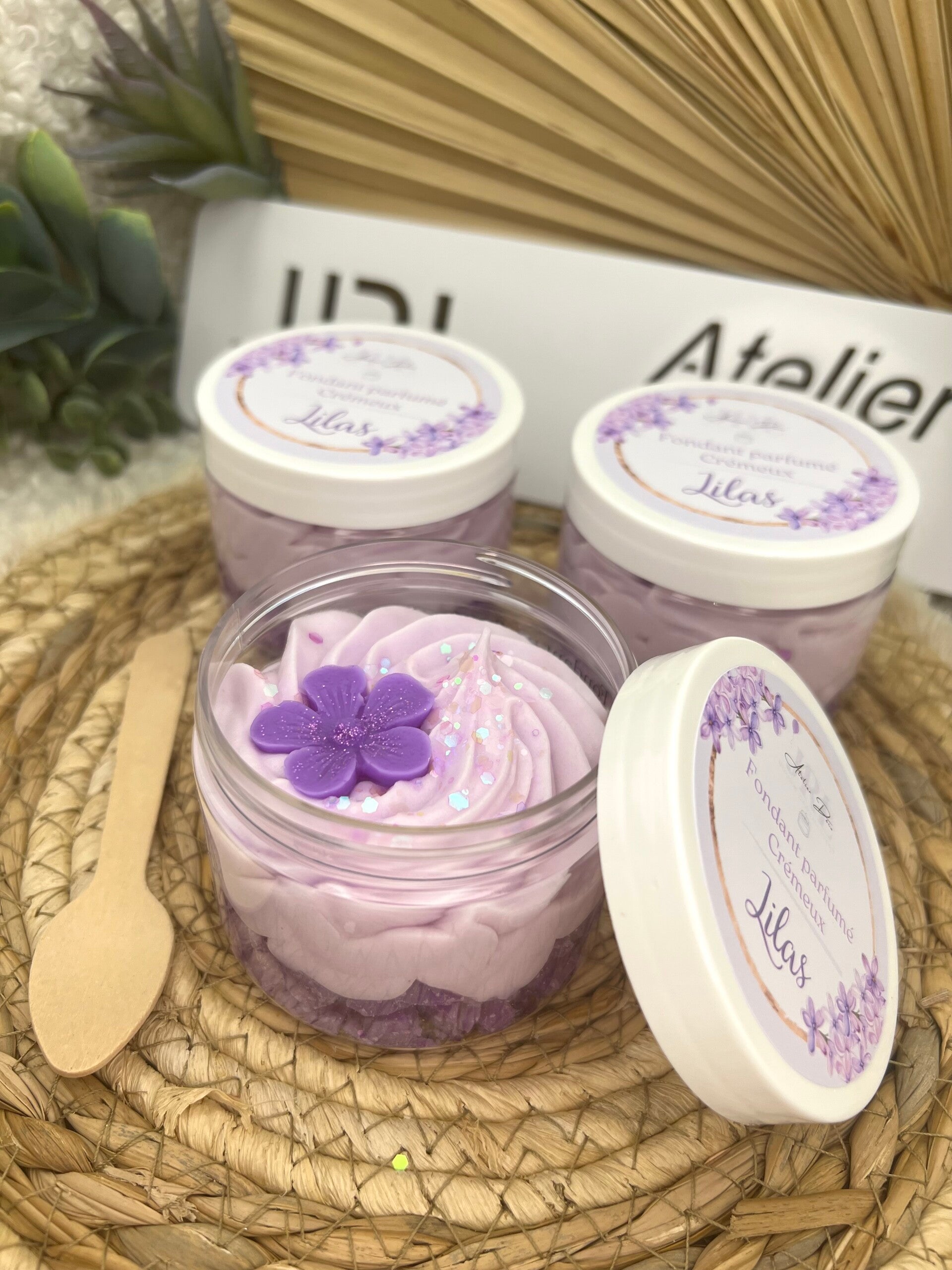 Fondant crémeux Lilas