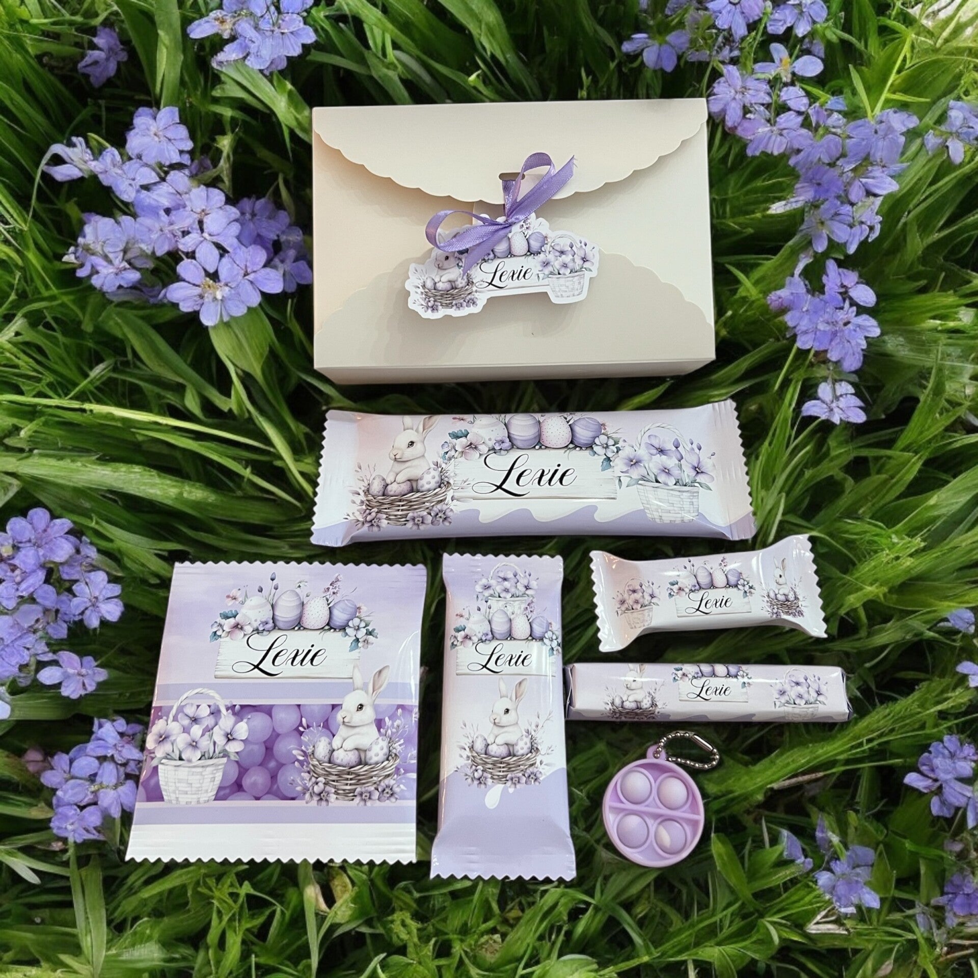 Coffret de Pâques mauve