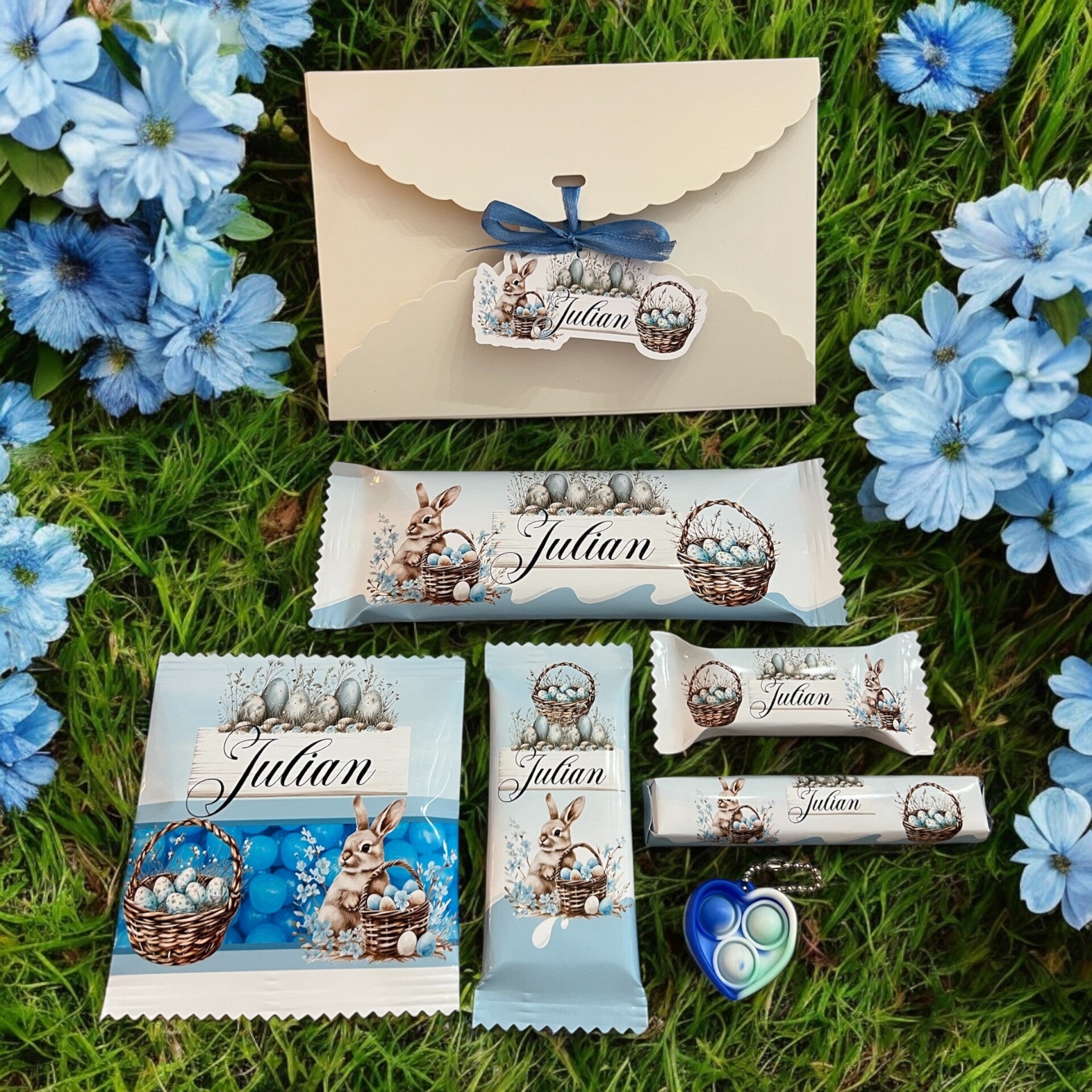 Coffret de Pâques bleu