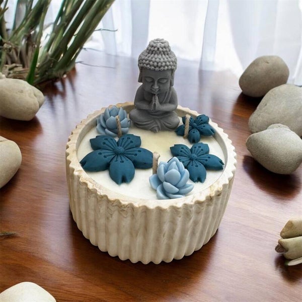 Bougie bouddha