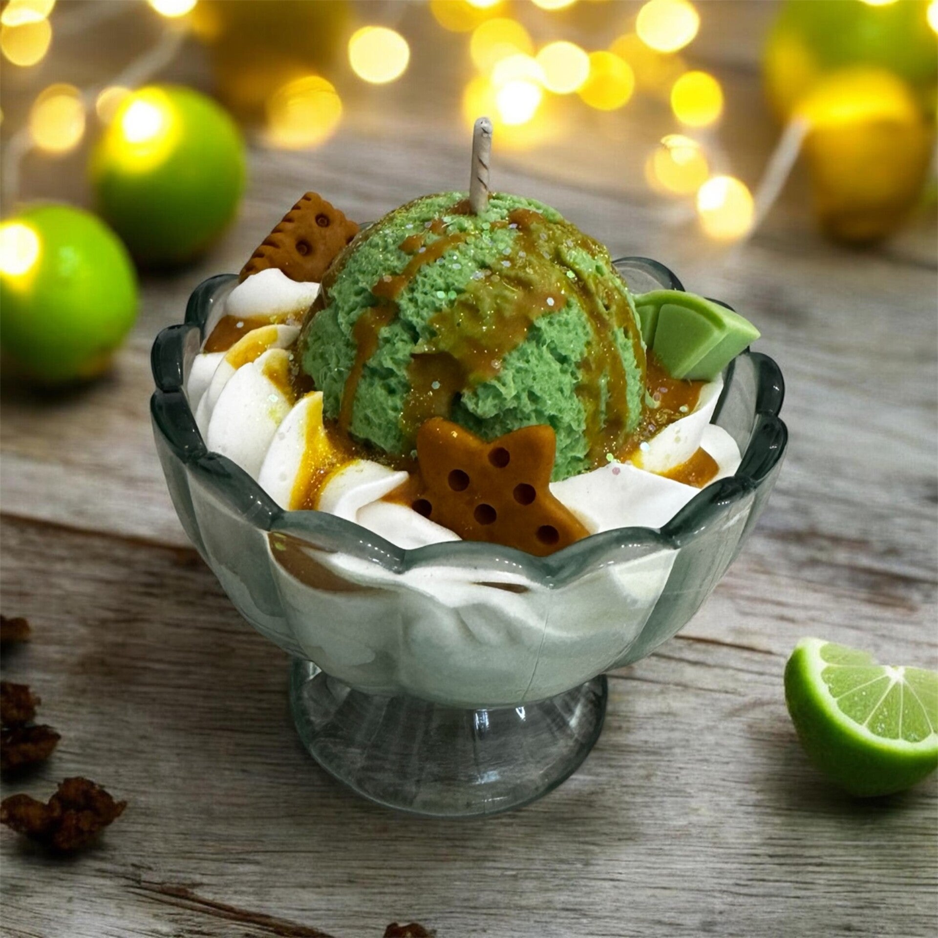 Bougies glace Coco citron vert