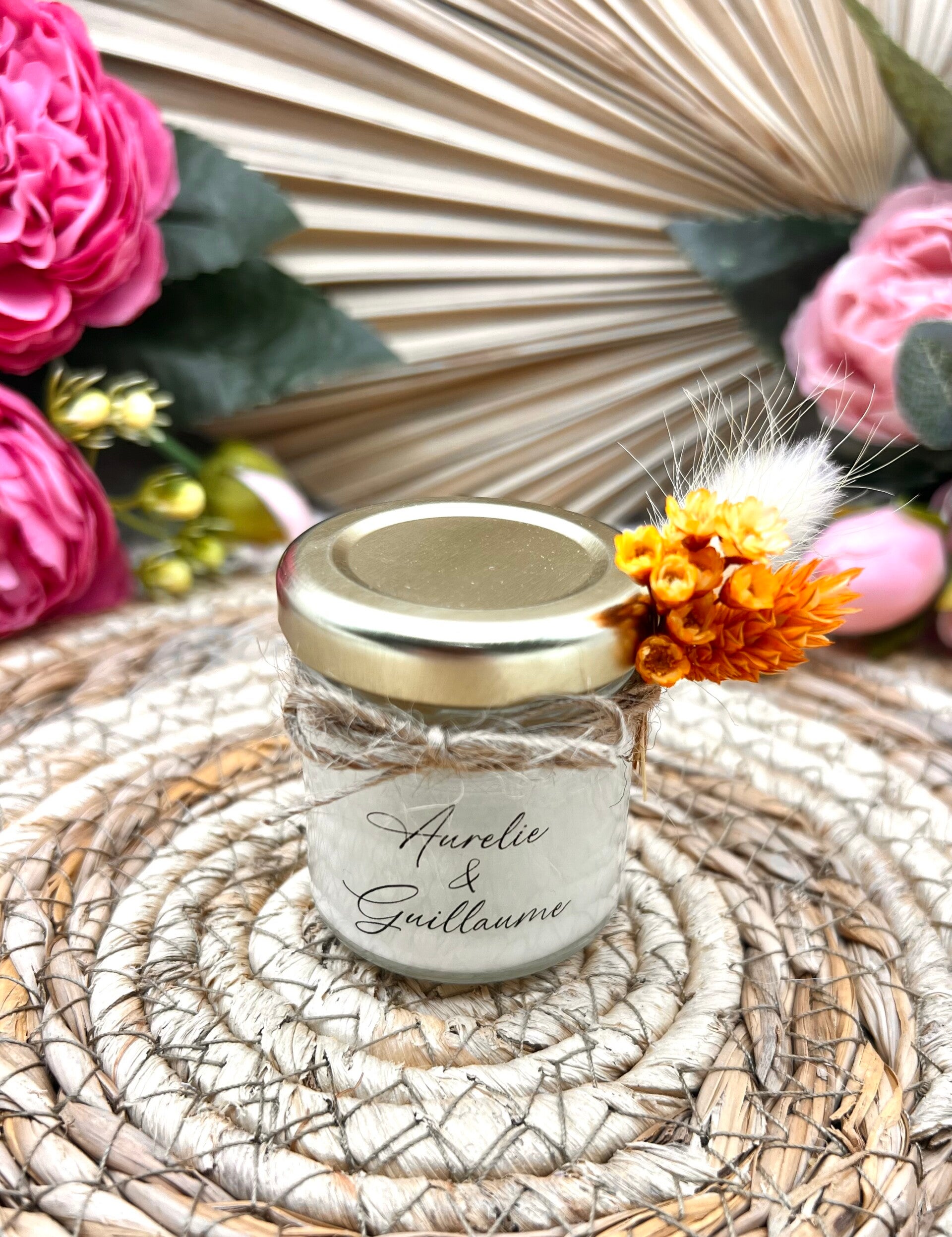 Mini bougie 25g personnalisée