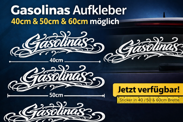 Aufkleber Gasolinas