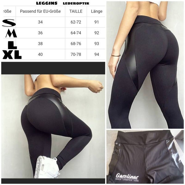 Gasolinas Leggins Lederoptik
