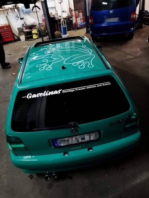 Gasolinas Scheibenkeil Aufkleber