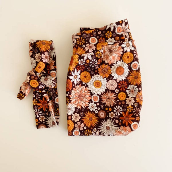 Broekje retro flowers